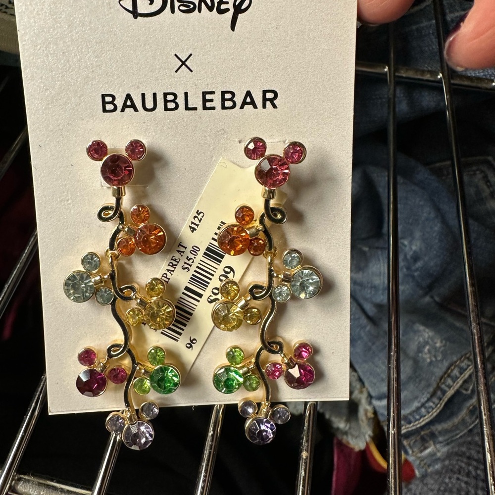 Disney baublebar earrings